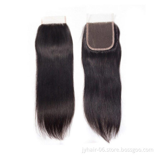 Eli hair  Grade 10A Brazilian hair bundles With Closure, Straight Cuticle Aligned Hair , Mink Virgin Brazilian Hair Bundle